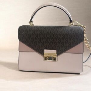 Michael Kors Bag- Chic Brown and Pink Satchel